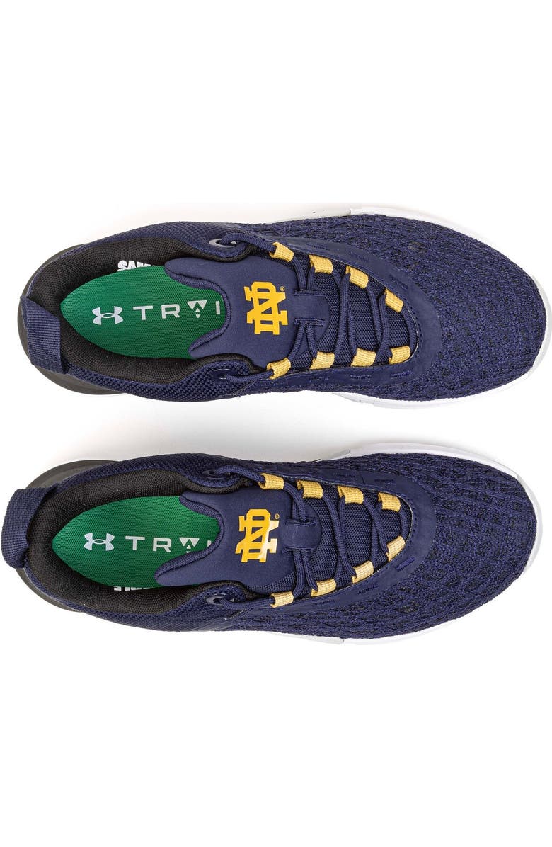 Under Armour Men's Under Armour Navy Notre Dame Fighting Irish TriBase Reign 5 Training Shoes, Alternate, color,