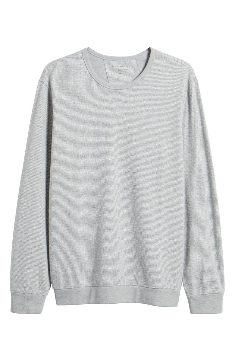 Daniel Buchler Brushed Twill Crewneck Sweatshirt, Alternate, color,