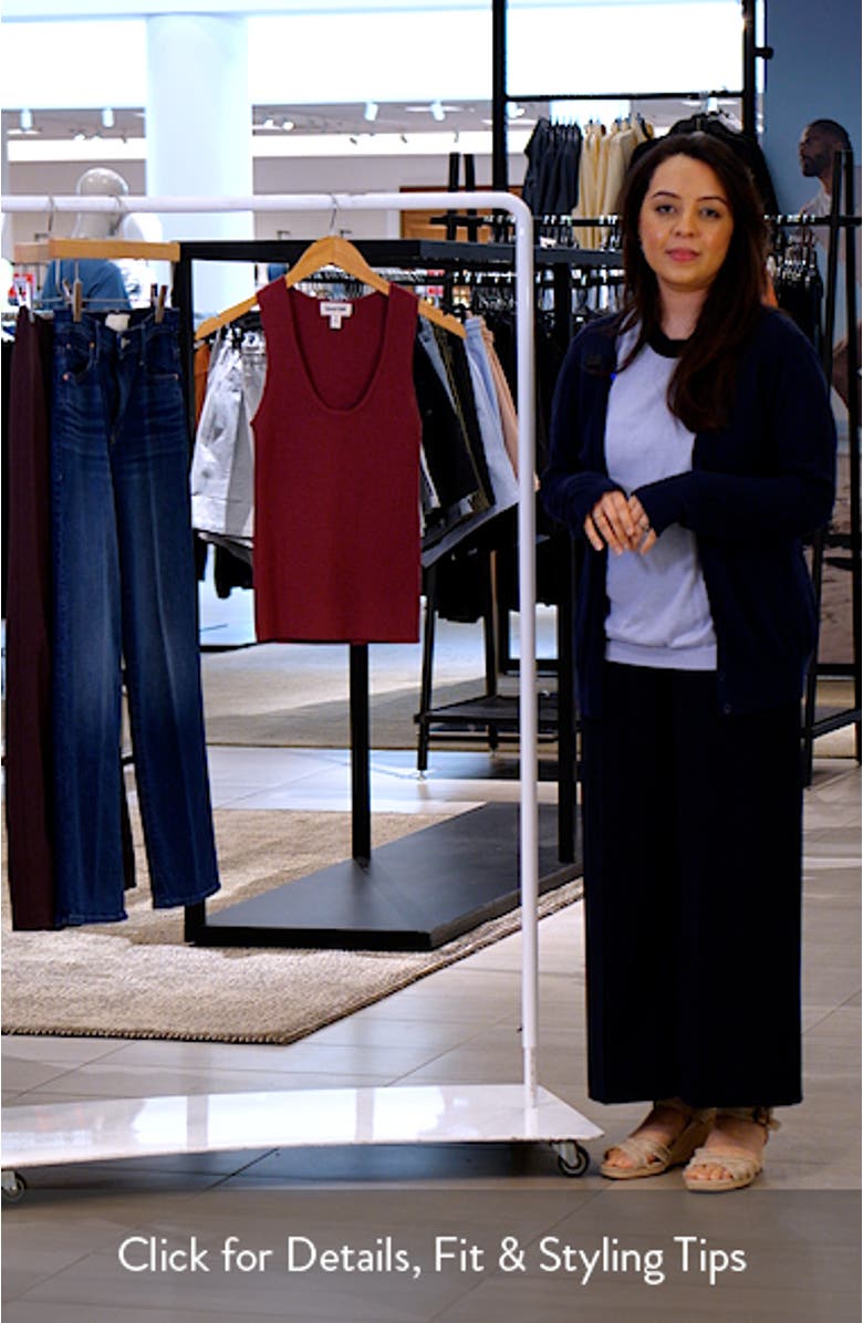 Scoop Neck Sweater Tank, sales video thumbnail