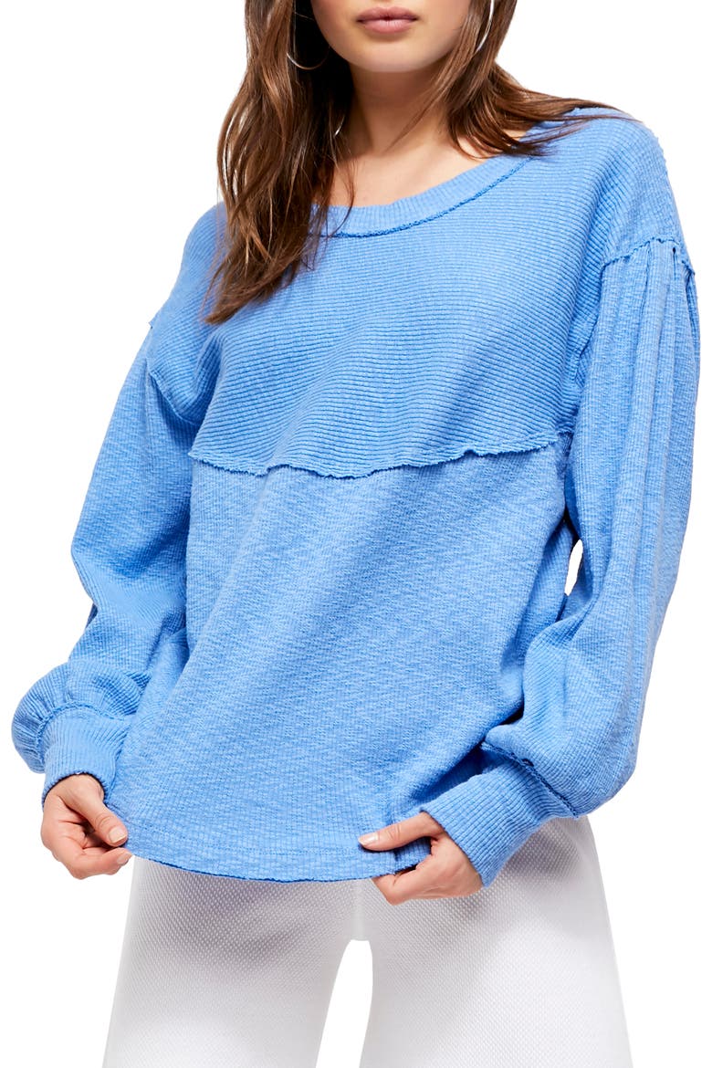 OG Thermal Pullover, Main, color, BLUE