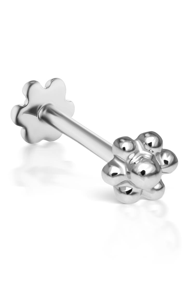 Ball Flower Threaded Stud Earring video