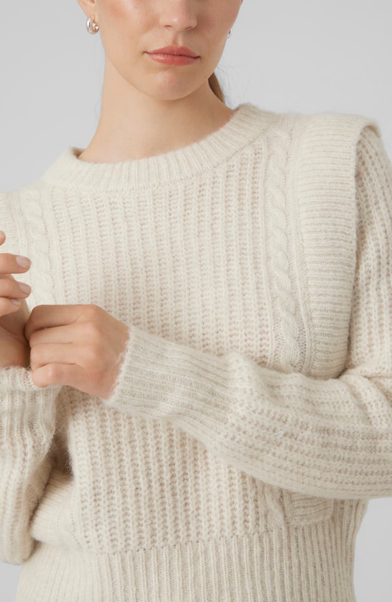 VERO MODA Hazel Rib Sweater, Alternate, color, 