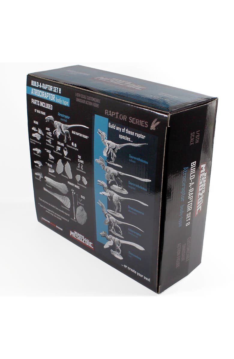 Beasts of the Mesozoic Build A Raptor Set B, Atrociraptor, Alternate, color, Multicolored