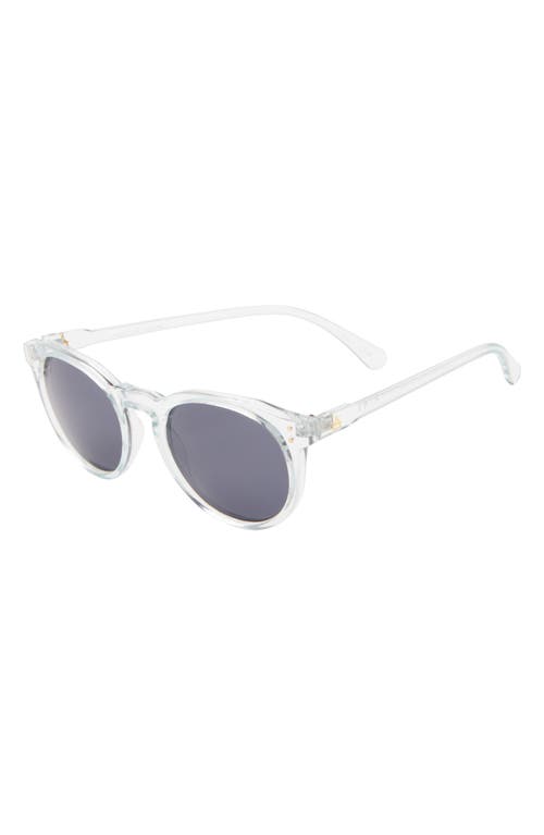 Aire Nucleus V2 53mm Round Sunglasses In Ice Blue/smoke Mono