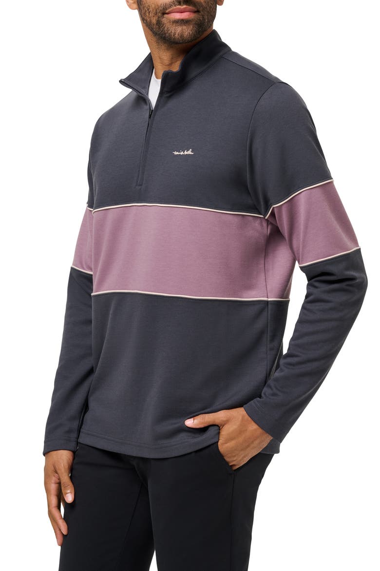 Better Than Ever Quarter Zip Pullover, Alternate, color, EBONY