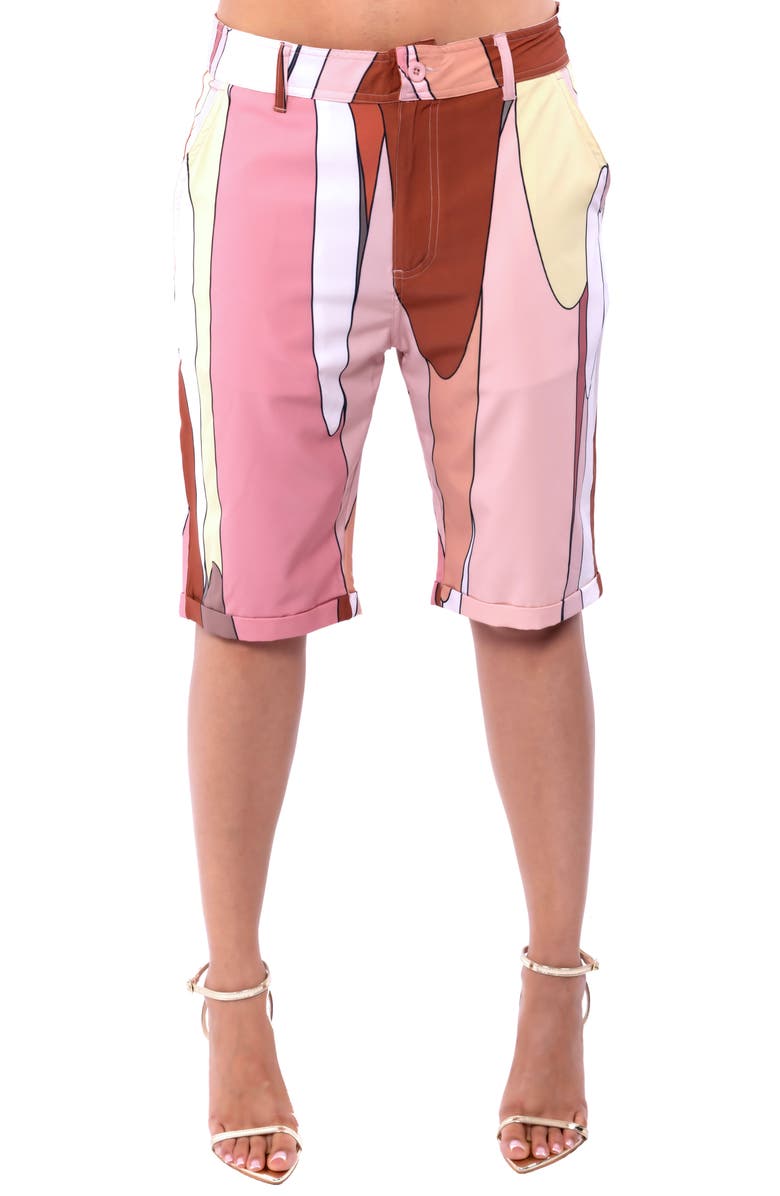 Dai Moda Drip Bermuda Shorts, Main, color, 