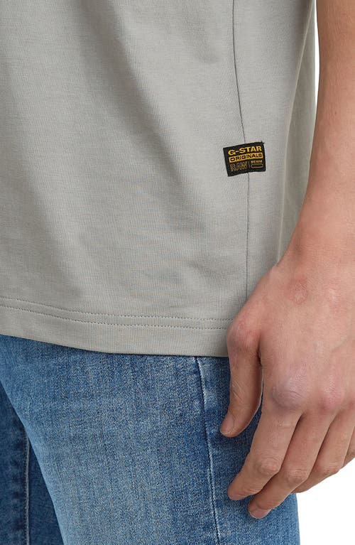 G-star Color Shift Old Skool Box Logo Organic Cotton Graphic T-shirt In Gray