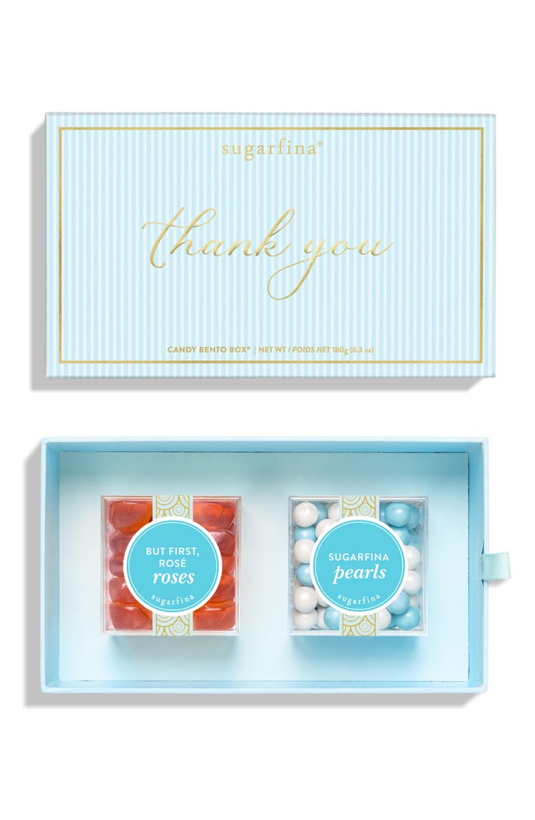 sugarfina Thank You 2-Piece Candy Bento Box, Main, color,