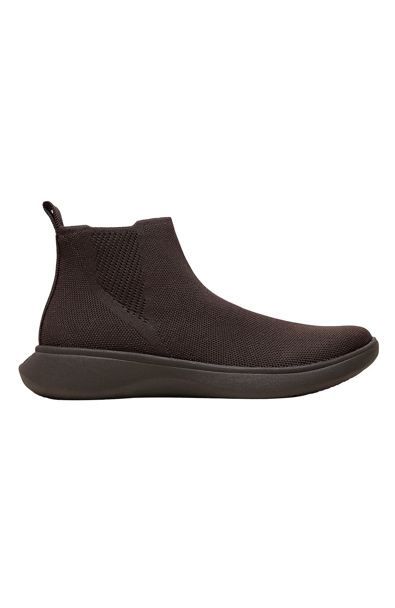 Round-Toe Slip-On Sneaker Boots, Alternate, color, Dark Chocolate