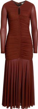 ASTR the Label Yasmine Long Sleeve Midi Dress