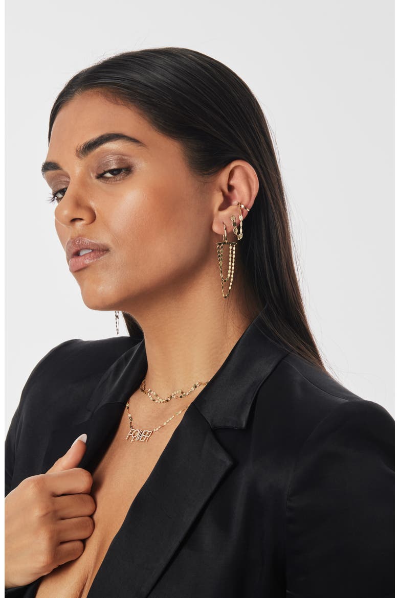 Cascade Drop Earrings, Alternate, color, YELLOW