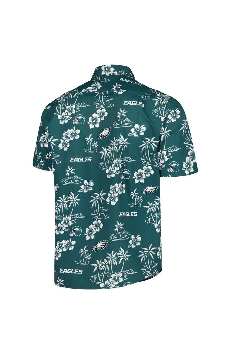 Reyn Spooner Men's Reyn Spooner Midnight Green Philadelphia Eagles Kekai Button-Up Shirt, Alternate, color, 