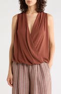 MAX STUDIO Drape Front Top
