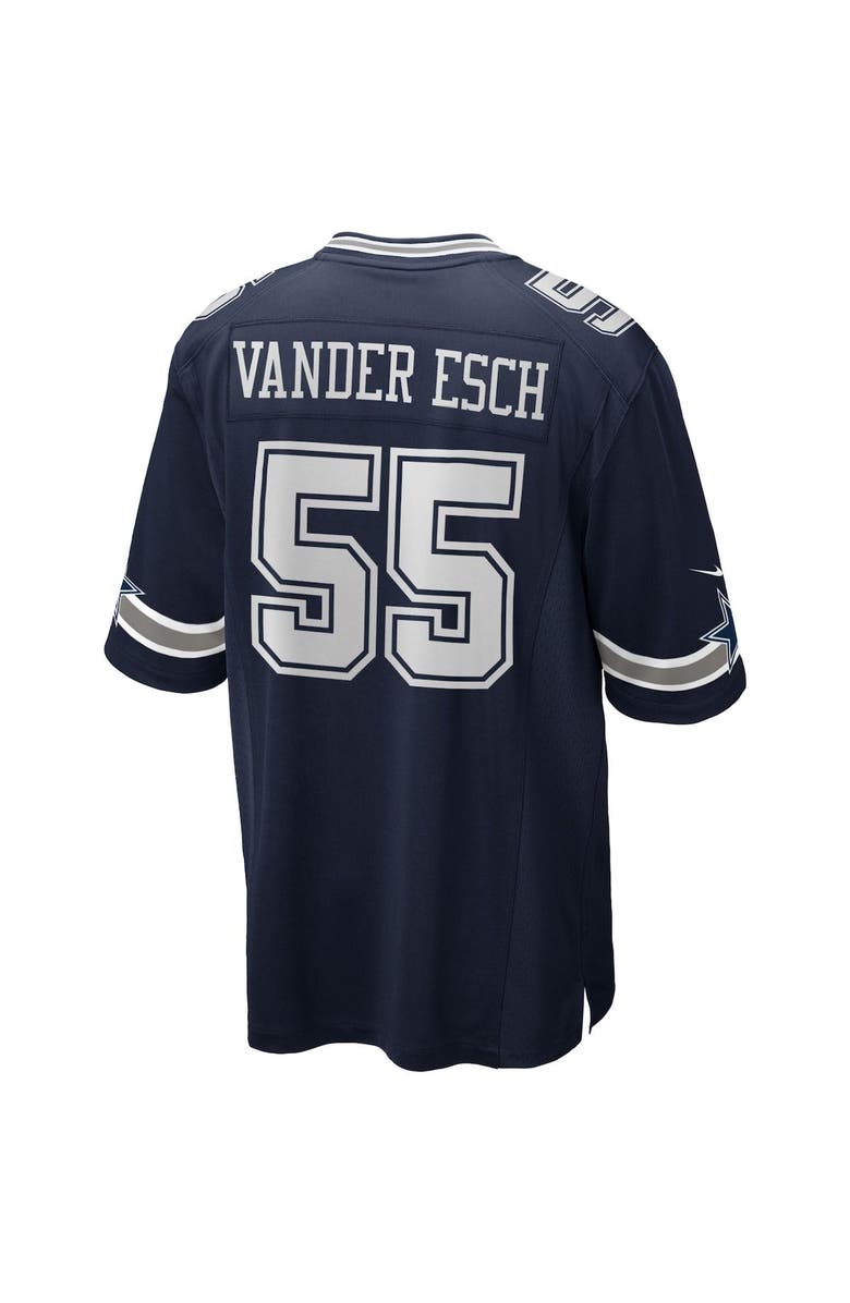 Nike Men's Nike Leighton Vander Esch Navy Dallas Cowboys Team Game Jersey, Alternate, color, 
