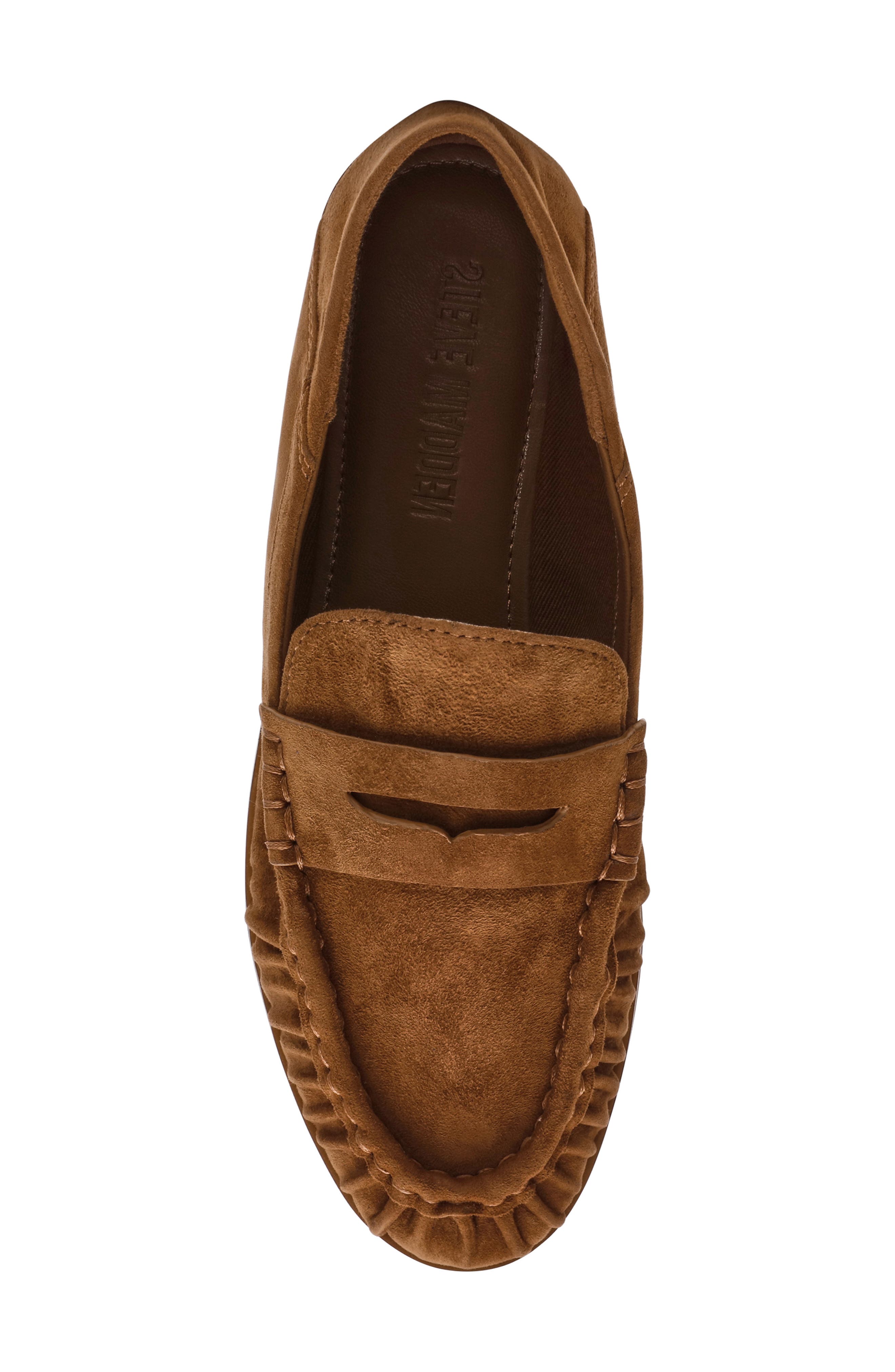 Stewart Convertible Penny Loafer, Alternate, color, CHESTNUT SUEDE