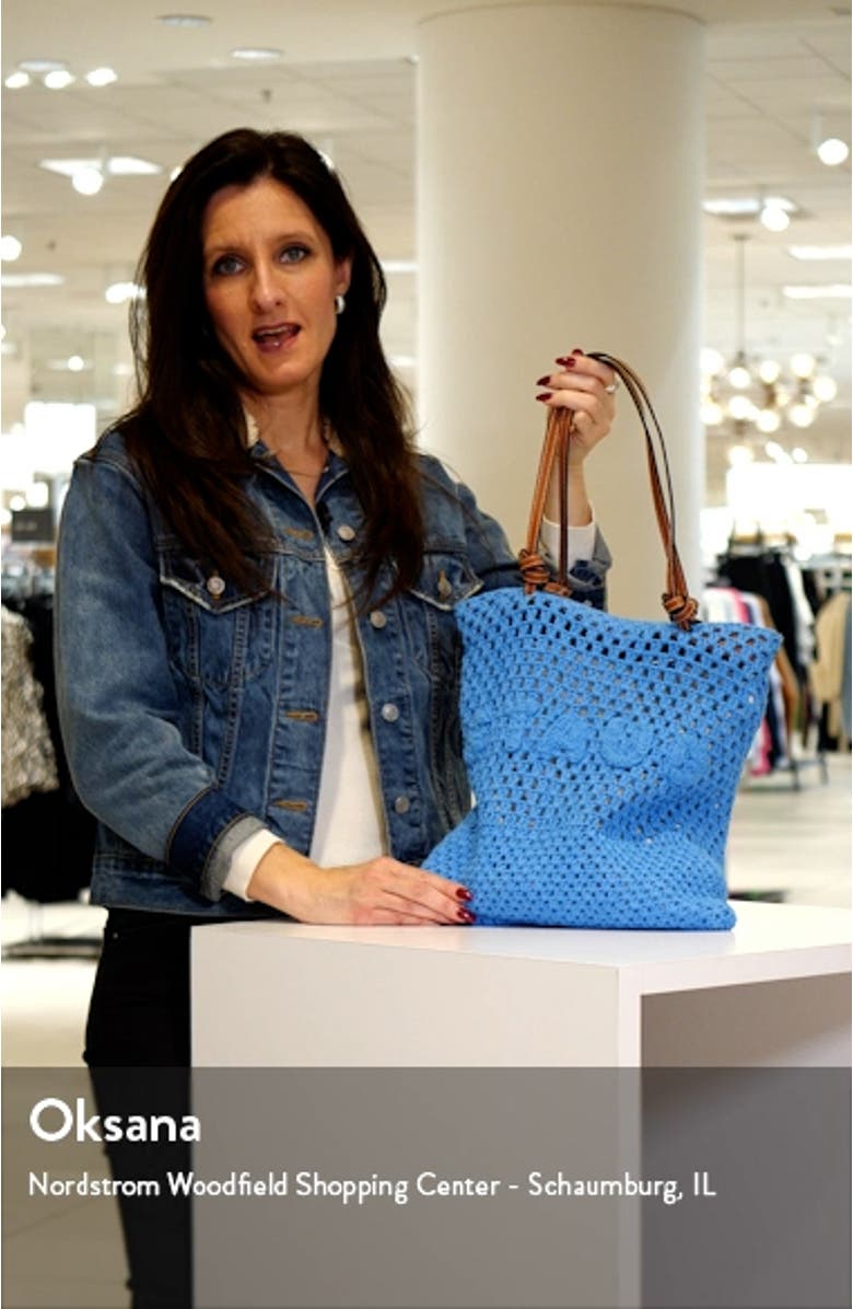 Helm Woven Tote Bag, sales video thumbnail