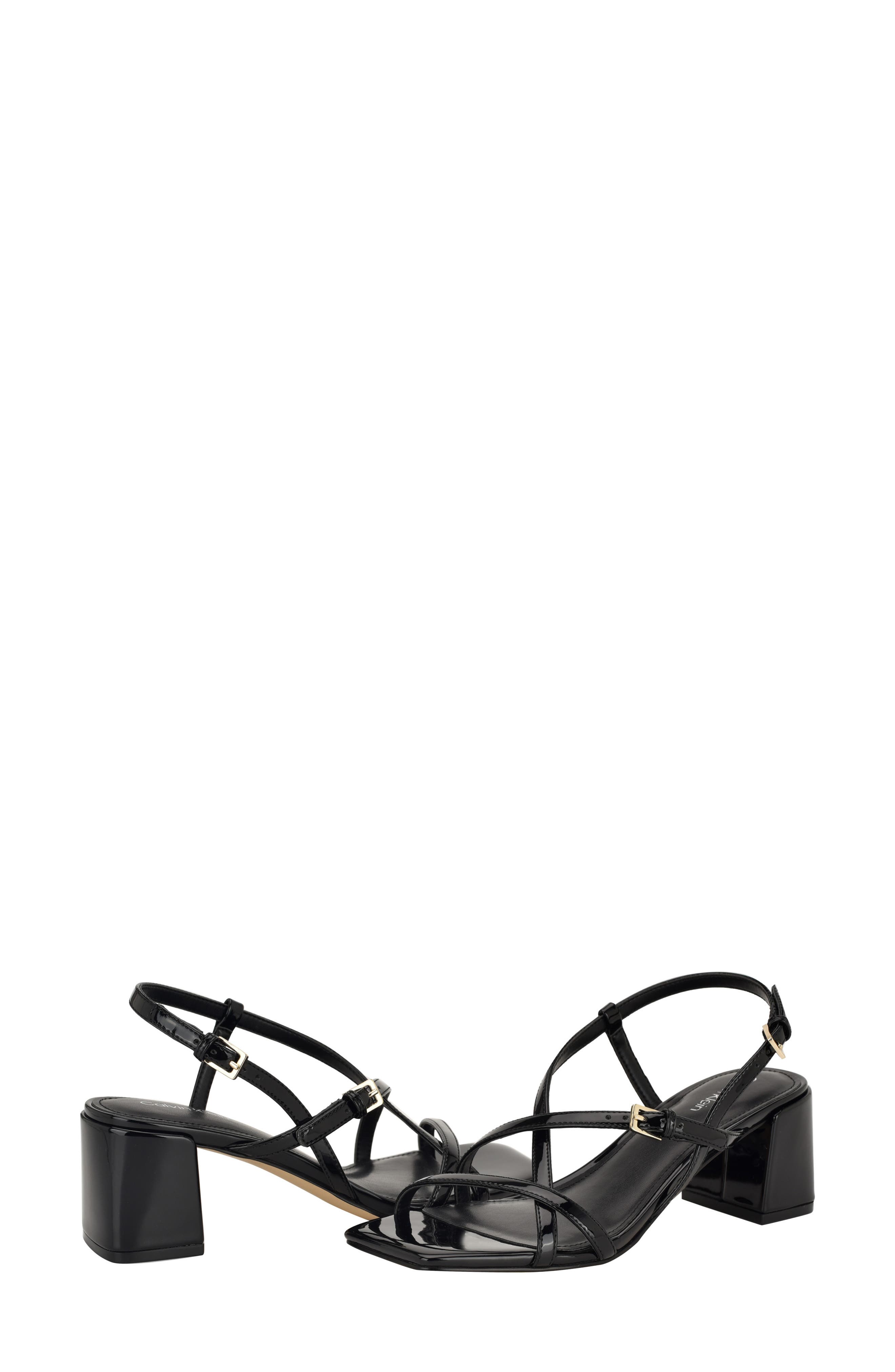 Calvin Klein Pandy Slingback Sandal, Alternate, color, Black