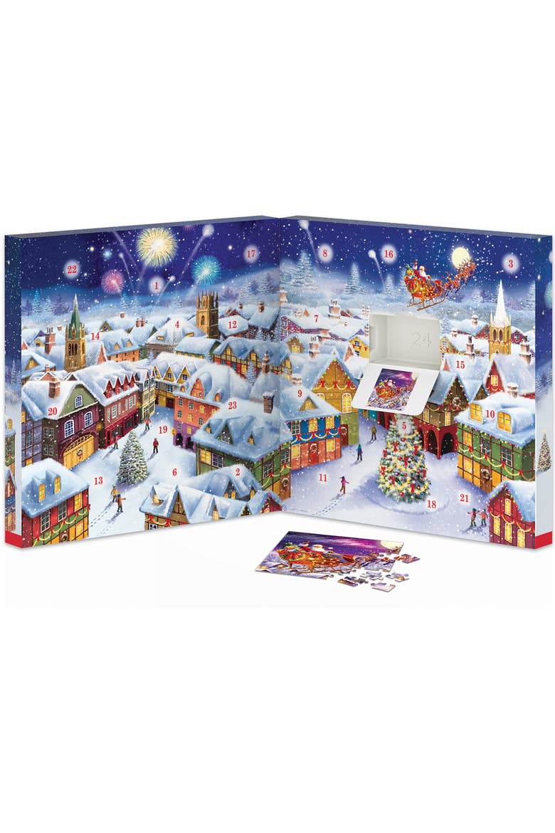 Puzzle Advent Calendar Christmas Memories, Alternate, color, Multicolored