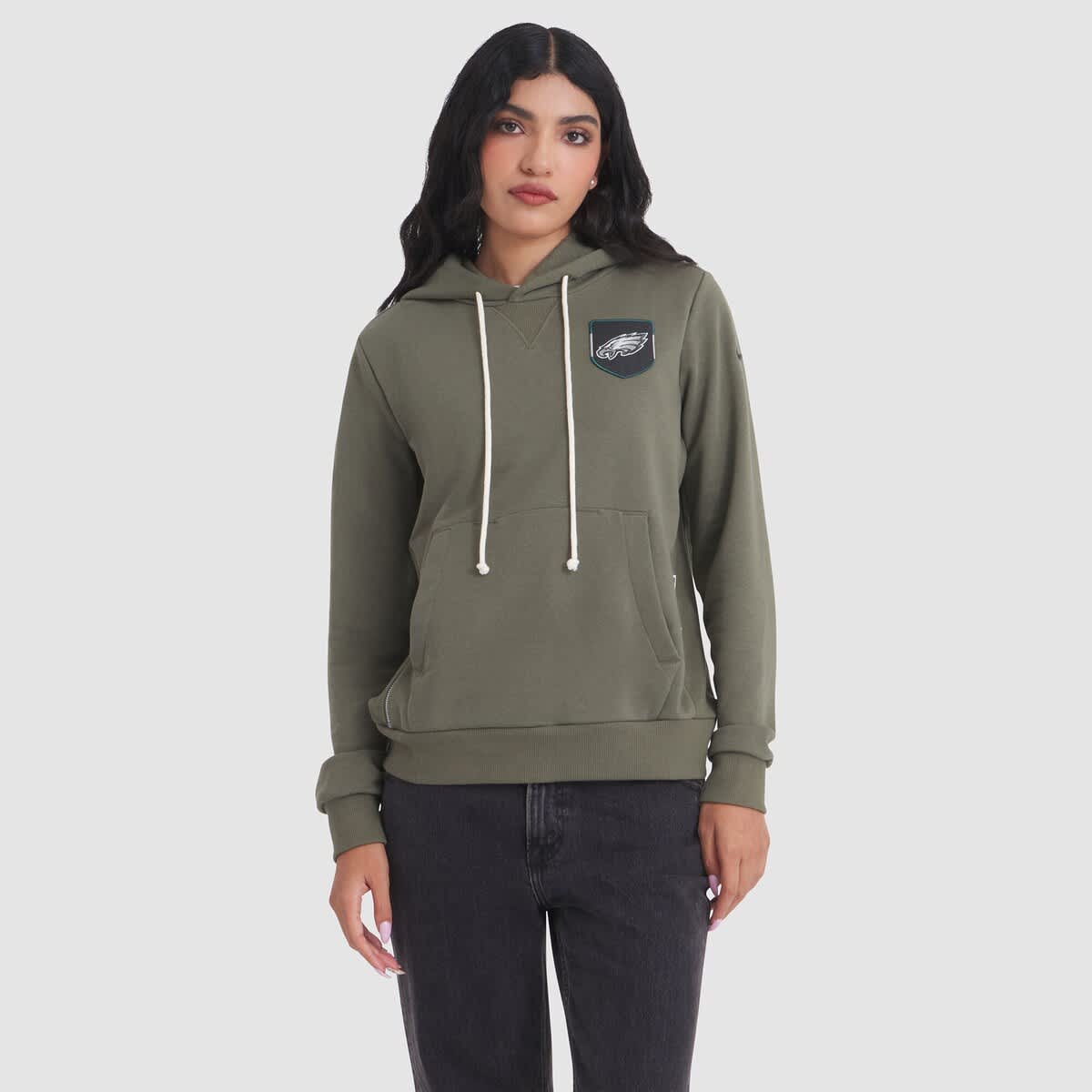 olive nike hoodie womens