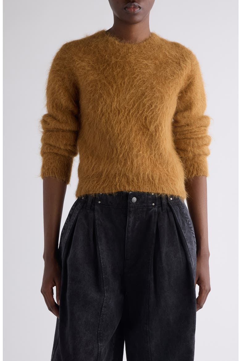 Hermine Alpaca Blend Sweater, Main, color, CAMEL