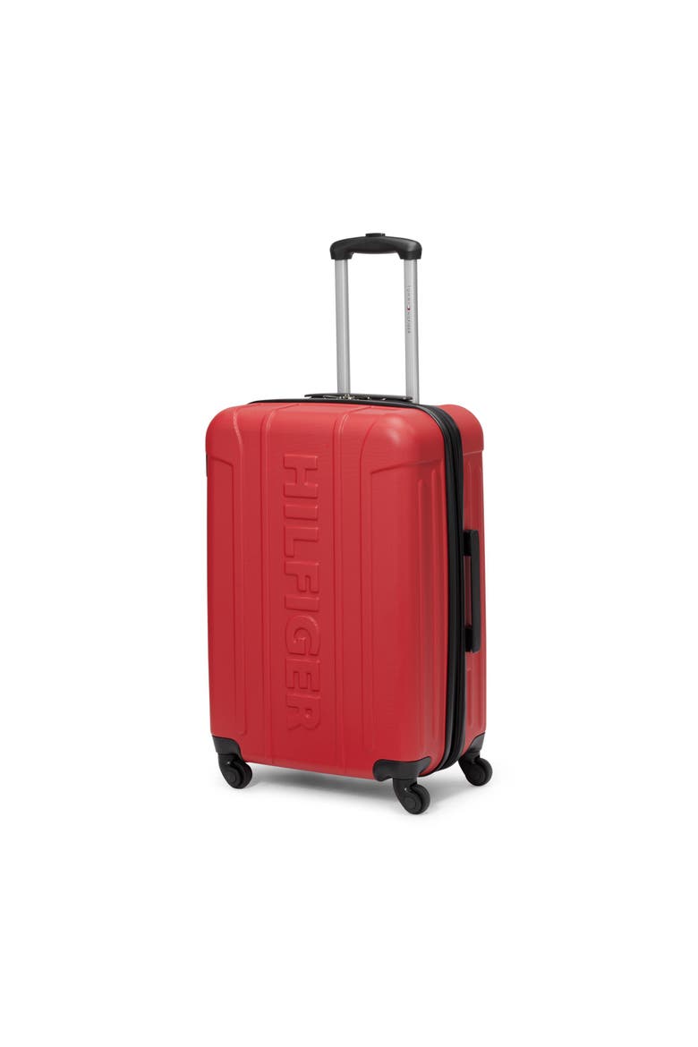 Big Hilfiger 28" Upright Suitcase, Main, color, Red