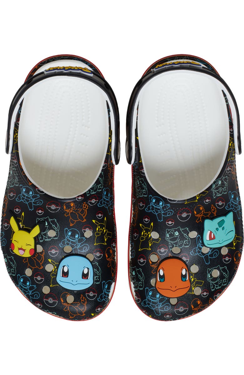 CROCS x Pokémon Kids' Classic Clog, Alternate, color, Black