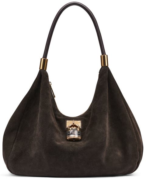 Maelynn Suede Hobo Bag