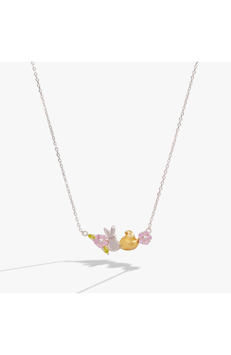 Alex and Ani Peeps<sup>®</sup> Precious Peepsake Necklace, Main, color, Two Tone