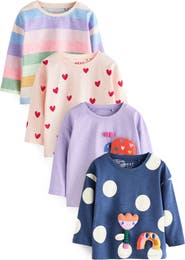 NEXT Kids' 4-Pack Assorted Graphic T-Shirts
