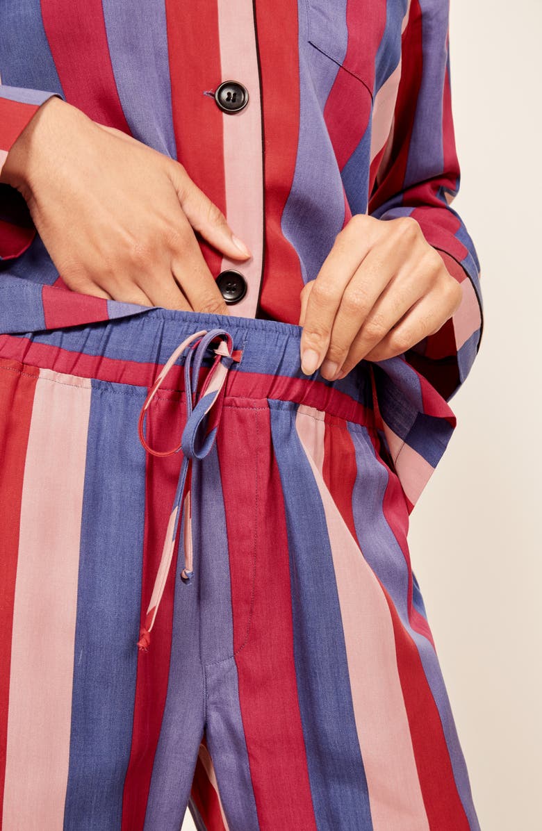 Reformation Stripe Pajamas, Alternate, color, 