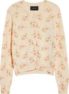 Simone Rocha Shrunken Tiny Flower Cardigan
