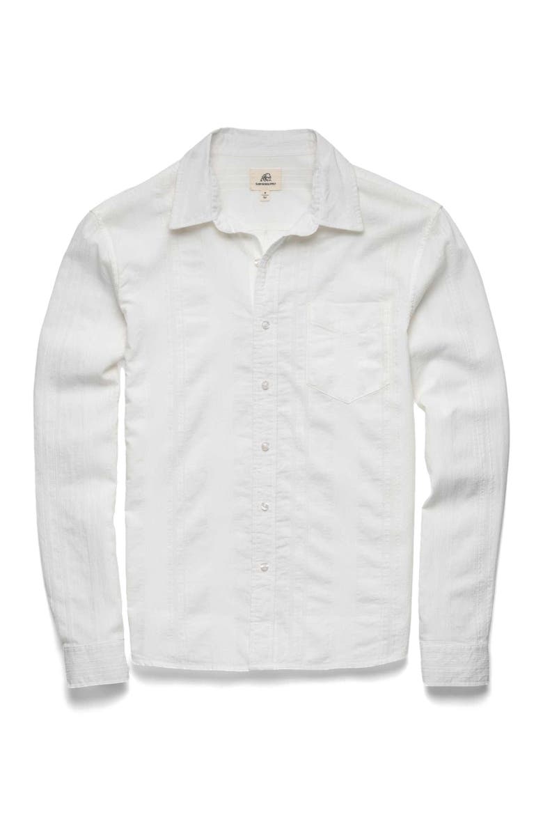 Brian Dobby Stripe Shirt, Main, color, White