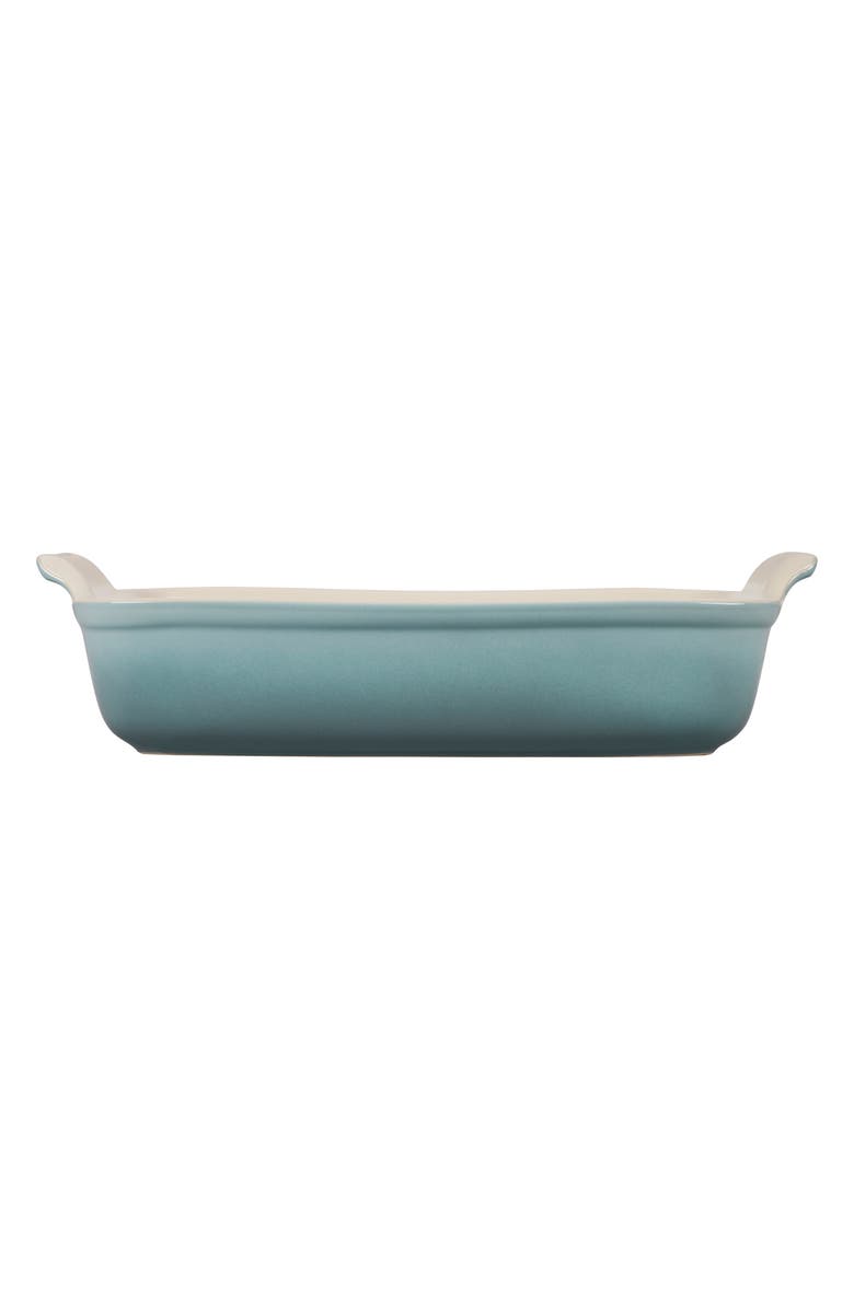 Le Creuset Heritage 4-Quart Rectangular Stoneware Dish, Alternate, color, Sea Salt