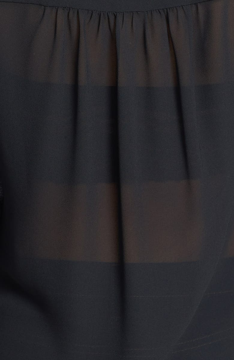 WAYF Chiffon Wrap Blouse, Alternate, color, 