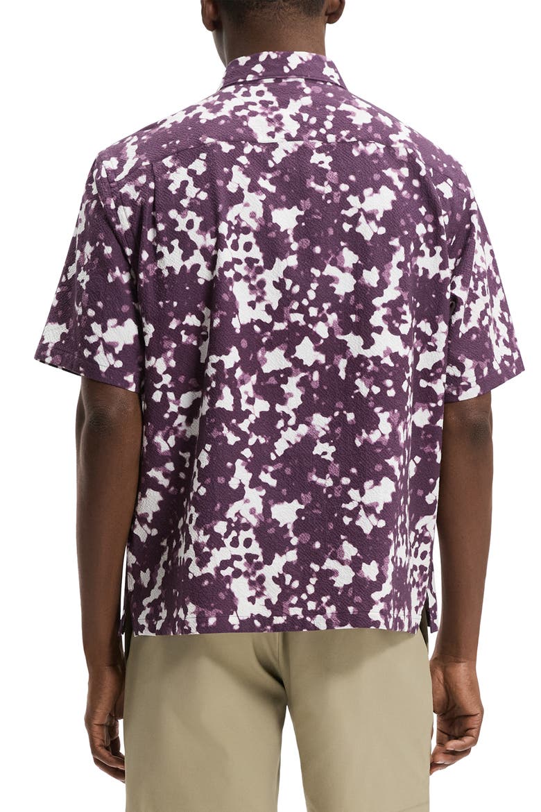 Weekend Short Sleeve Seersucker Button-Up Shirt, Alternate, color, GRAPEVINE MULTI
