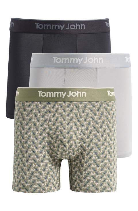 Assorted 3-Pack Second Skin 4-Inch Stretch Modal Boxer Briefs