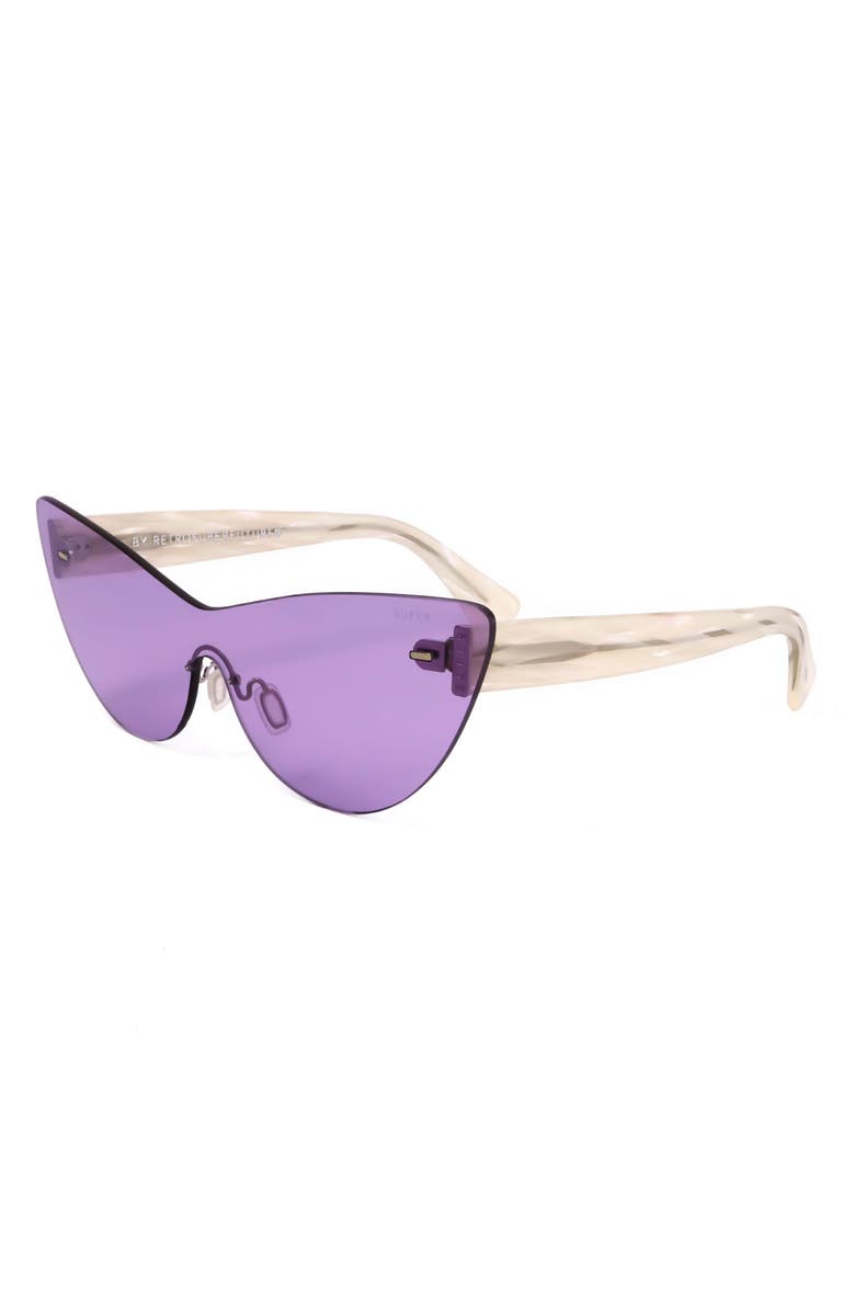 SUPER by RETROSUPERFUTURE<sup>®</sup> 54mm Mask Cat Eye Sunglasses, Alternate, color, Cream