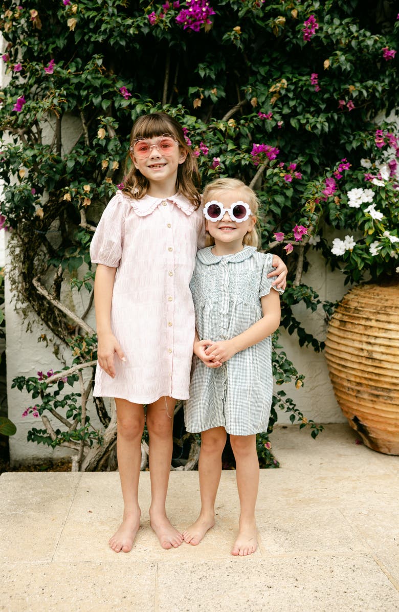 Little Paper Kids Pippa Dress, Alternate, color, Soft Rose Stripe