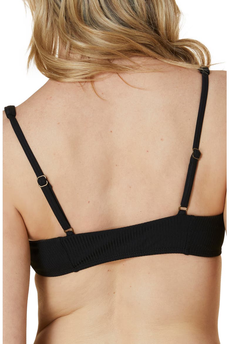 Havana Ribbed Bikini Top, Alternate, color, BLACK RIBBED