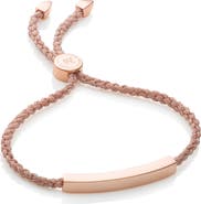 Monica Vinader Engravable Linear Friendship Bracelet