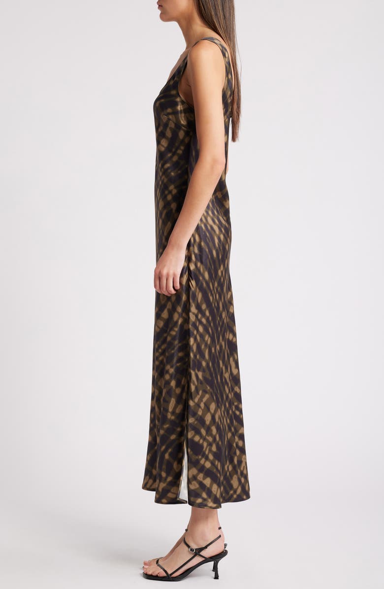 Rails Kailani Sleeveless Satin Midi Dress, Alternate, color, Cypress