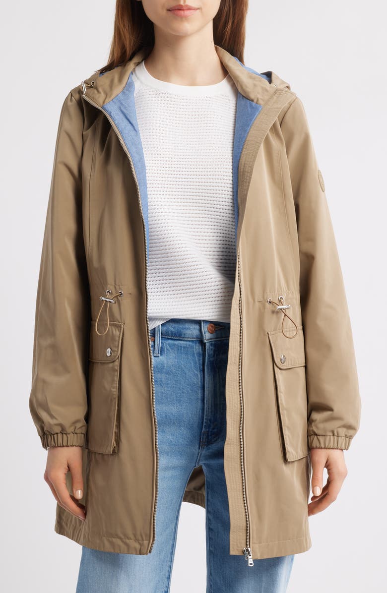 Lauren Ralph Lauren Cinch Waist Hooded Anorak Jacket, Alternate, color,