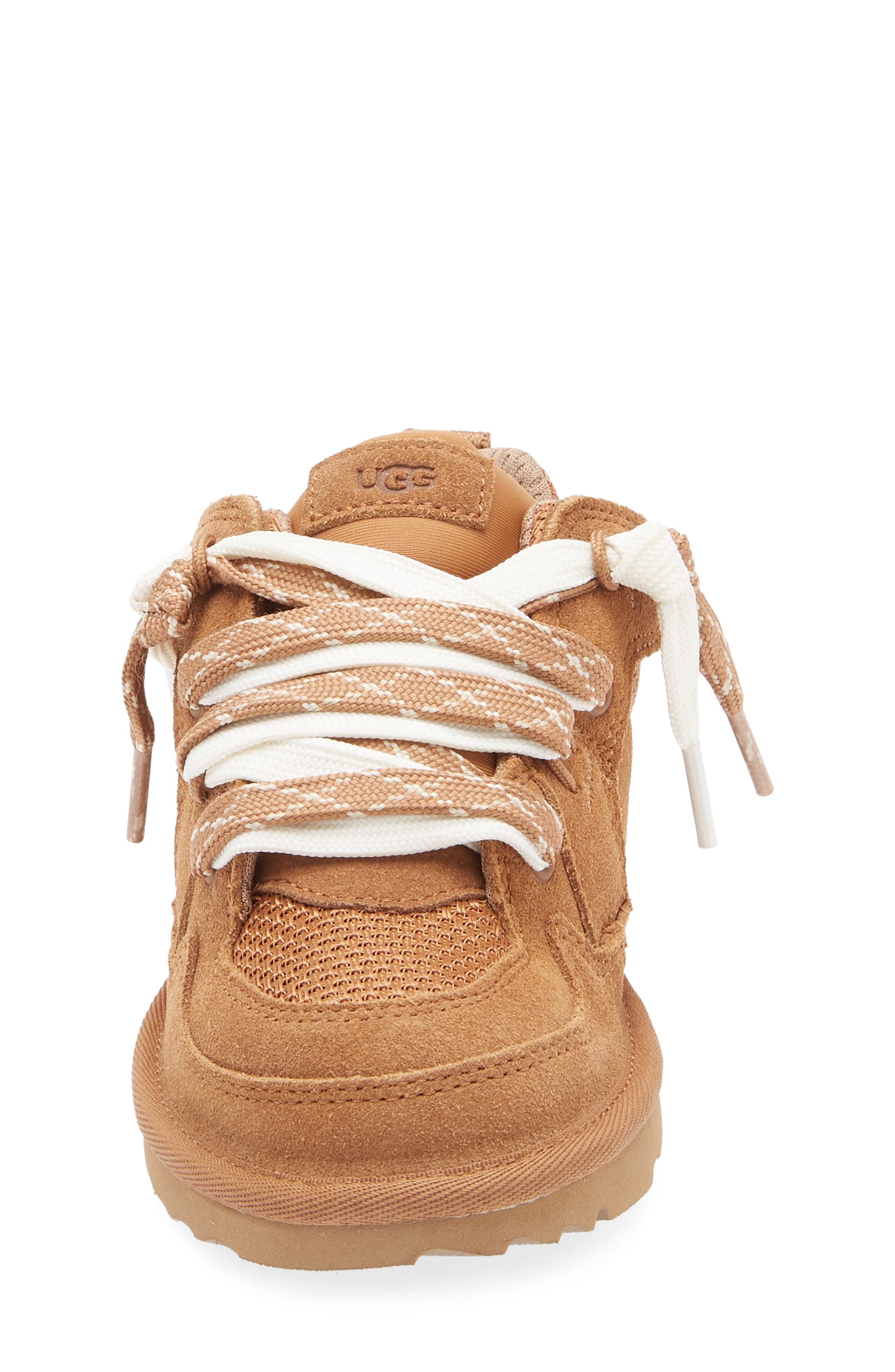 UGG<sup>®</sup> Kids' Lo Lowmel Sneaker, Alternate, color, Chestnut