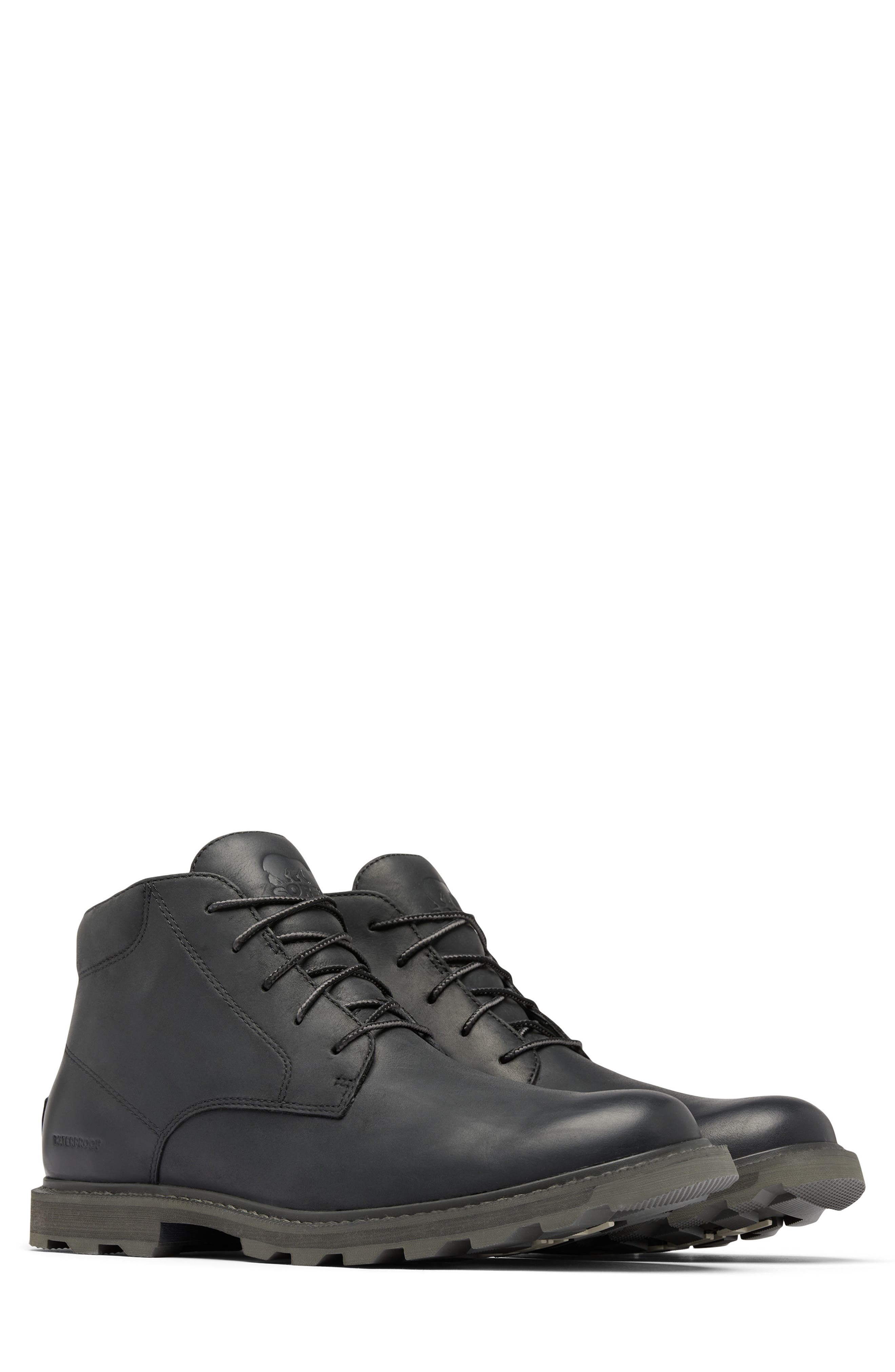 Sorel Madson II Men\'s 11.5 Waterproof Black Suede Lace Up Chukka Boots‎ Sorel Men main image 4