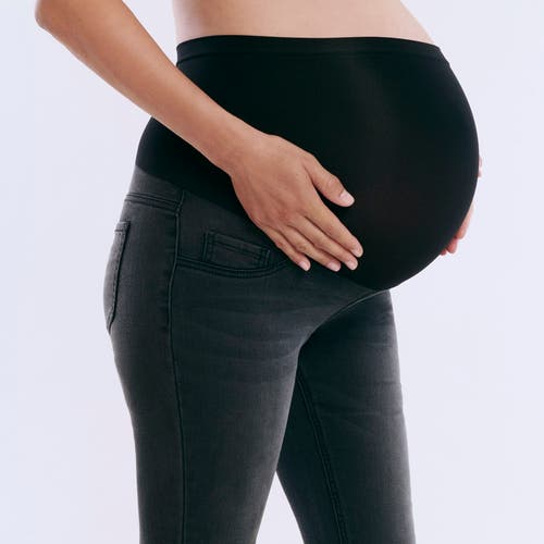 Motherhood Maternity Secret Fit Ankle Length Skinny Jeans In Black