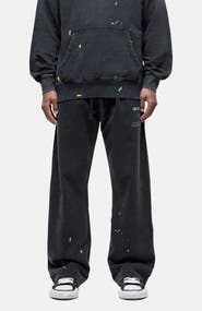 Good For Nothing Nevada Black Paint Baggy Jogger