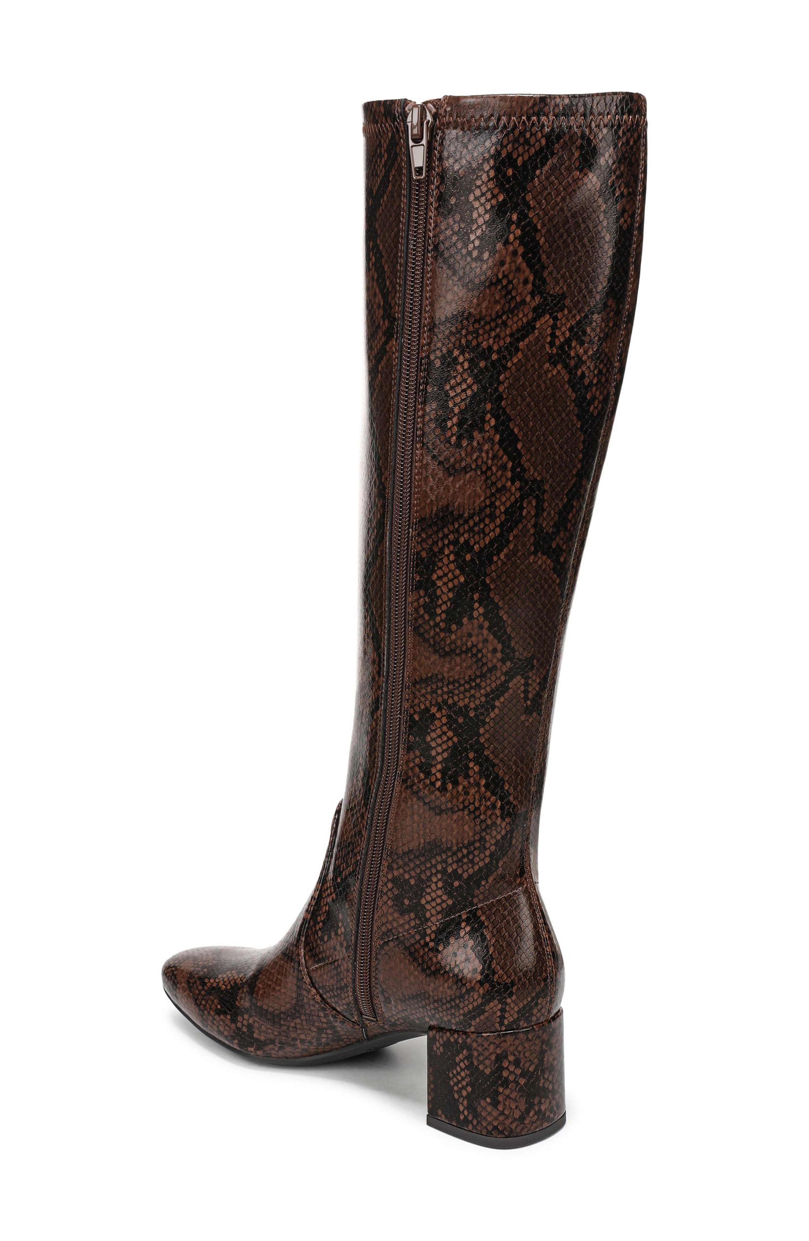 Cohen Knee High Boot, Alternate, color, DARK BROWN MULTI
