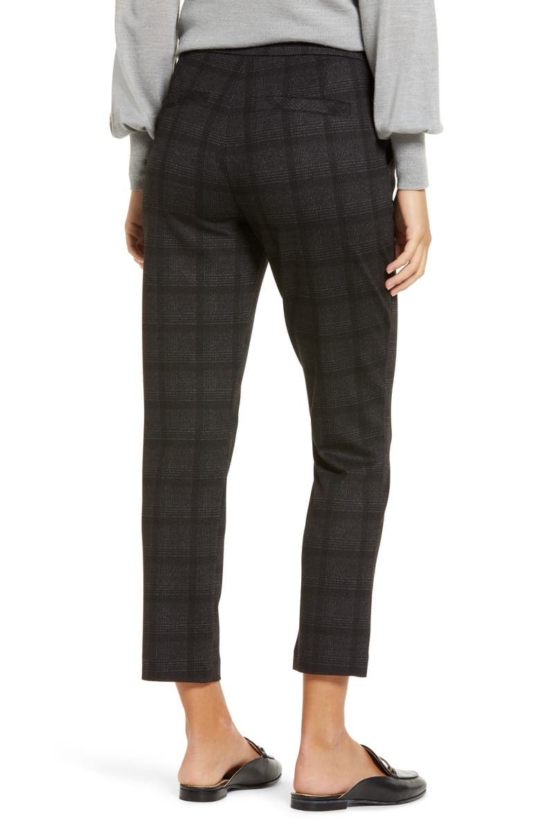 Wit & Wisdom 'Ab'Solution Plaid Ankle Trousers, Alternate, color,