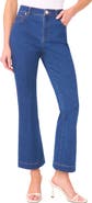 CeCe High Waist Flare Leg Ankle Jeans