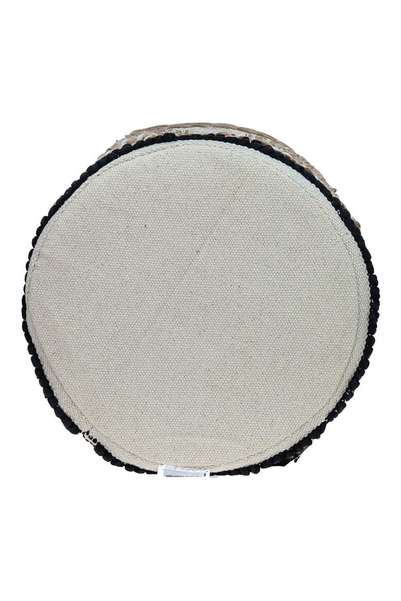 Bohemian Foot Stool, Alternate, color, BEIGE